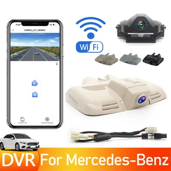 skirta Mercedes-Benz C-Class C300 w205 GLC 220d x253 S205 BJ 2015-2019 Plug and Play Wifi Car Dvr Dash Cam Aukštos kokybės UHD 2160P