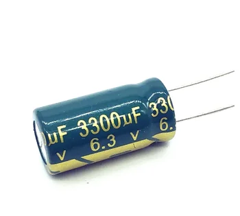 10PCS Aliuminio elektrolitinis kondensatorius 3300uF 6.3V 10 * 20 10x20mm elektrolitinis kondensatorius