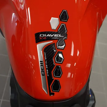 diavel v4 2023 Motociklų priedai Bako trinkelių apsauga 3D epoksidinės dervos lipdukų rinkinys Ducati Diavel V4 2023-