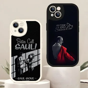 Better Call Saul Phone Case Leather for Apple Iphone 14 Pro Max11 13 12 Mini X Xr Xs 7 8 Puls Se silikoninis galinis dangtelis