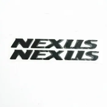 Motociklo emblemos ženklelis Decal 3D bako rato logotipas Gilera NEXUS lipdukas Juoda spalva
